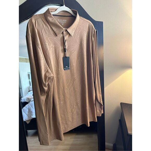 NEW Golf Shirts Casual Performance Dry Fit Embossed Golf Polo 2X - Picture 7 of 7